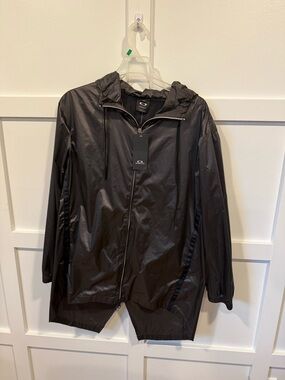 Oakley Black Hooded Utility Jacket with Full Zip
